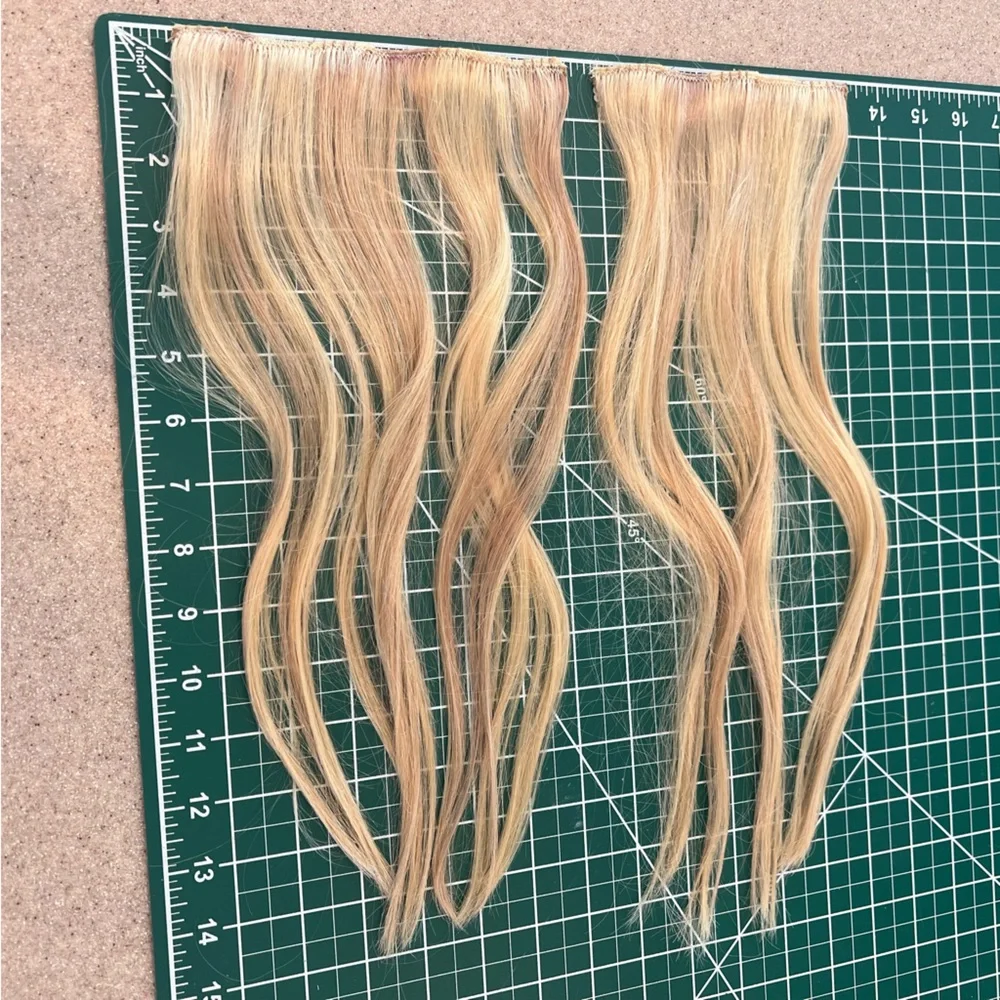 100% Human Hair Clip-In Blonde Extensions - Picture 13 of 13